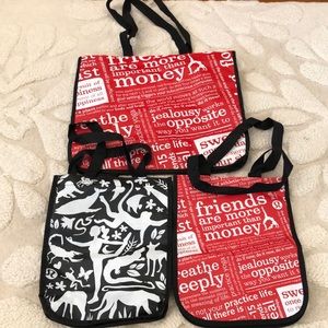 Lululemon shopping bags 2 small 1 medium